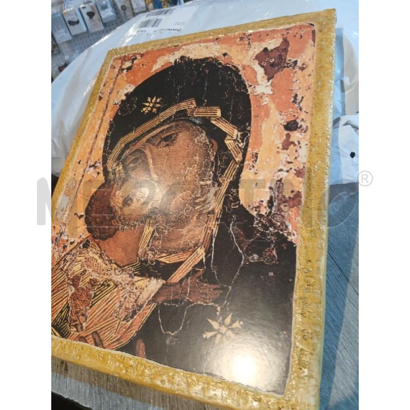 ICONA RUSSA MADRE DI DIO IN LEGNO CM 38X30 | Mercatino dell'Usato Busnago 4
