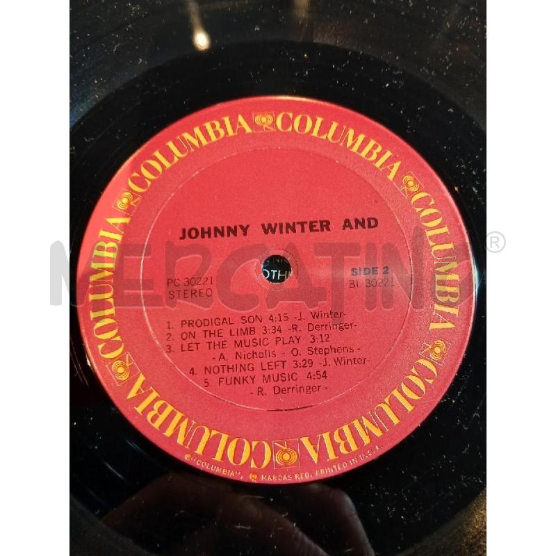 JOHNNY WINTER AND  | Mercatino dell'Usato Busnago 4