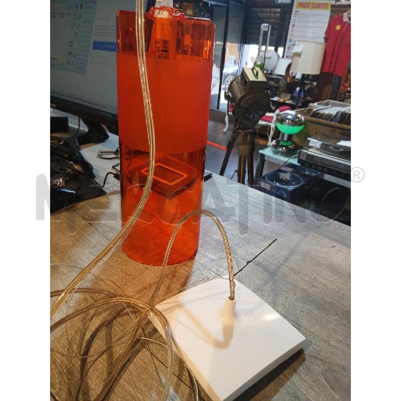 LAMPADARIO A SOSPENSIONE ARANCIONE KARTELL FERRUCCIO LAVIANI EASY | Mercatino dell'Usato Busnago 2