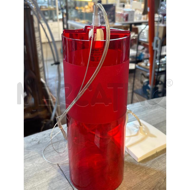 LAMPADARIO A SOSPENSIONE ROSSO KARTELL FERRUCCIO LAVIANI EASY | Mercatino dell'Usato Busnago 3
