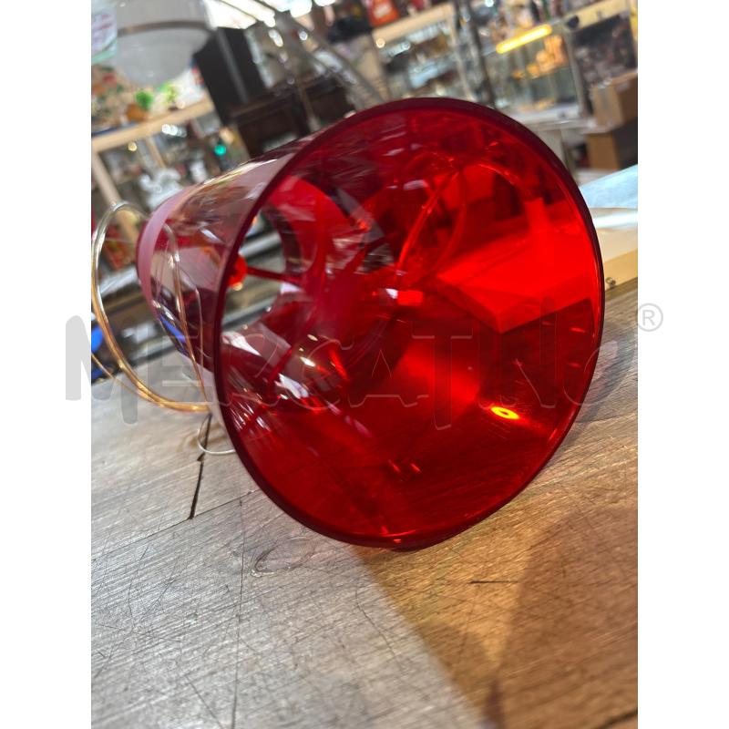 LAMPADARIO A SOSPENSIONE ROSSO KARTELL FERRUCCIO LAVIANI EASY | Mercatino dell'Usato Busnago 4