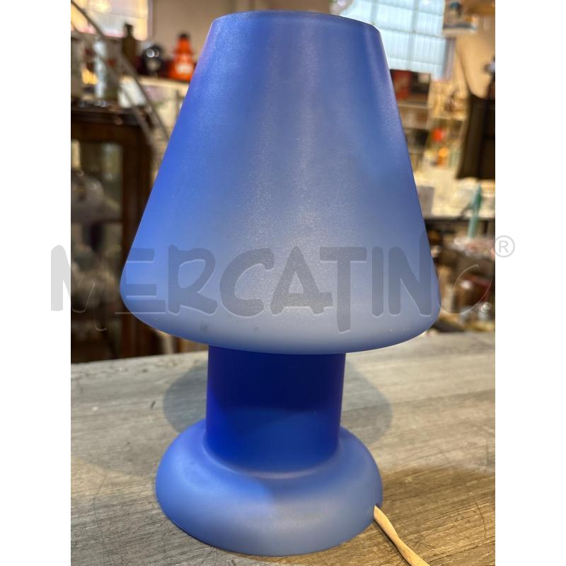 LAMPADA A FUNGO BLU VETRO DI MURANO PUNTO LUCE | Mercatino dell'Usato Busnago 3