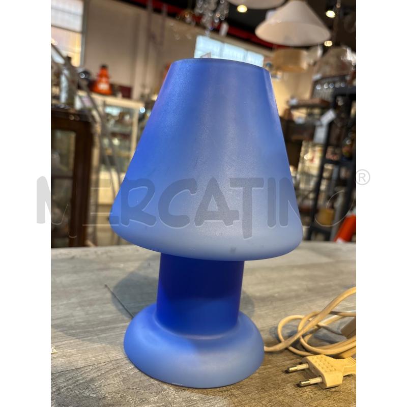 LAMPADA A FUNGO BLU VETRO DI MURANO PUNTO LUCE | Mercatino dell'Usato Busnago 5