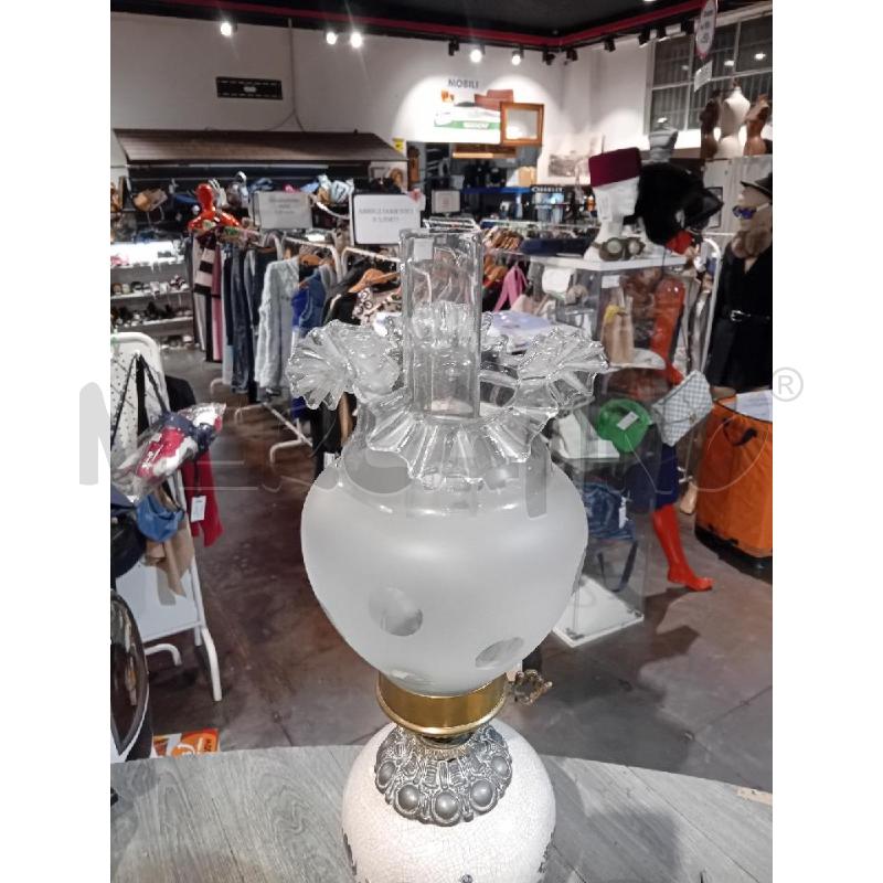 LAMPADA CERAMICA OTTONE VETREO | Mercatino dell'Usato Busnago 2