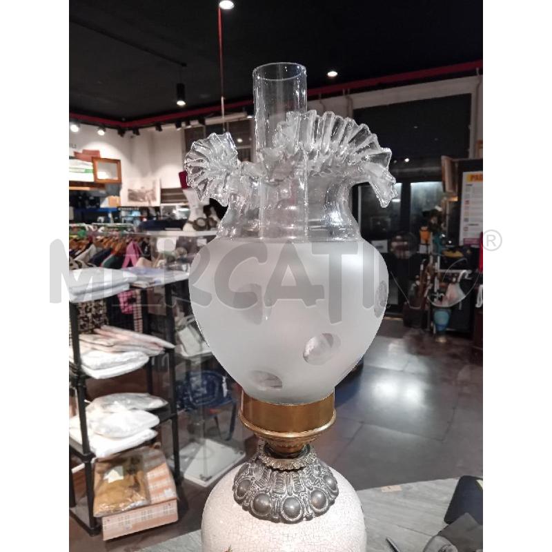 LAMPADA CERAMICA OTTONE VETREO | Mercatino dell'Usato Busnago 4