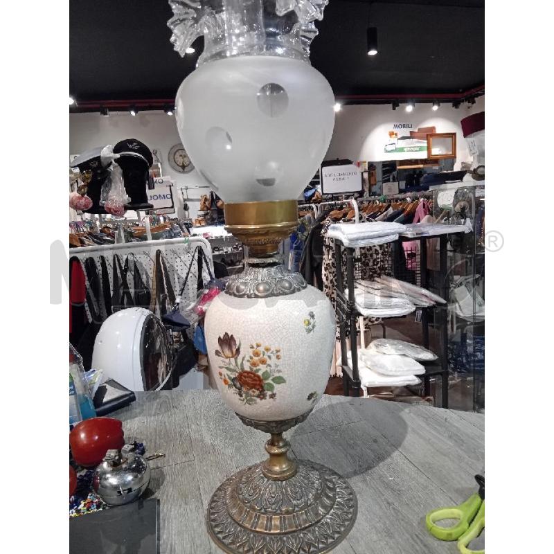 LAMPADA CERAMICA OTTONE VETREO | Mercatino dell'Usato Busnago 5