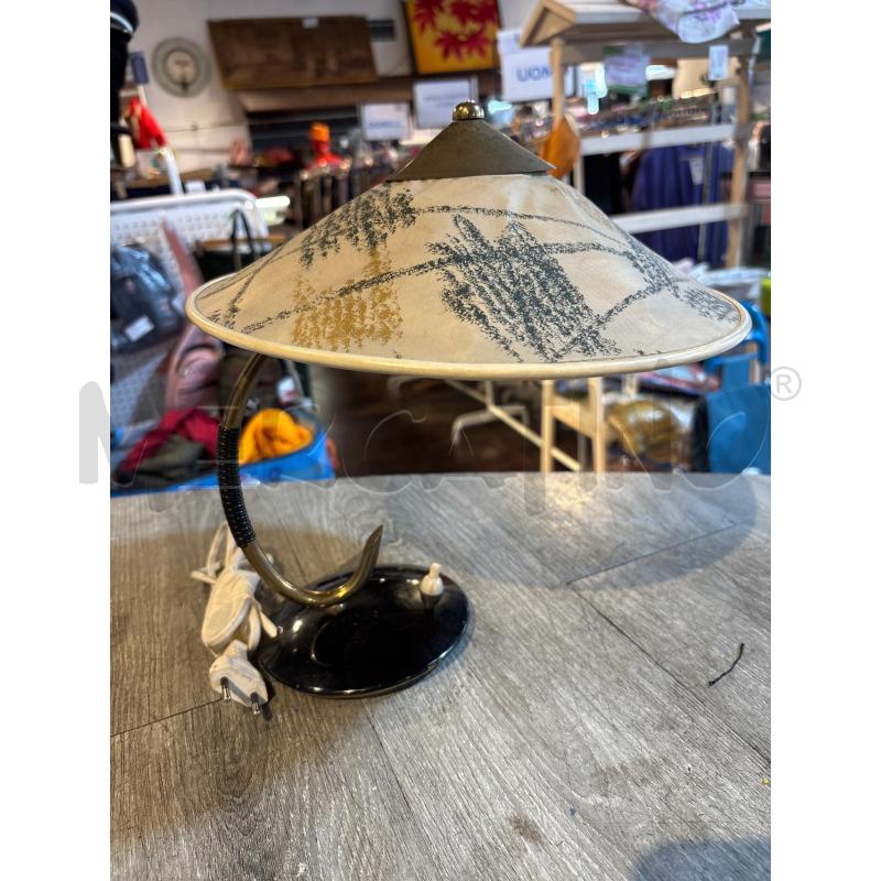 LAMPADA DA COMODINO ANNI 60 CAPPELLO CINESE OTTONE(DA RIVEDERE) | Mercatino dell'Usato Busnago 5