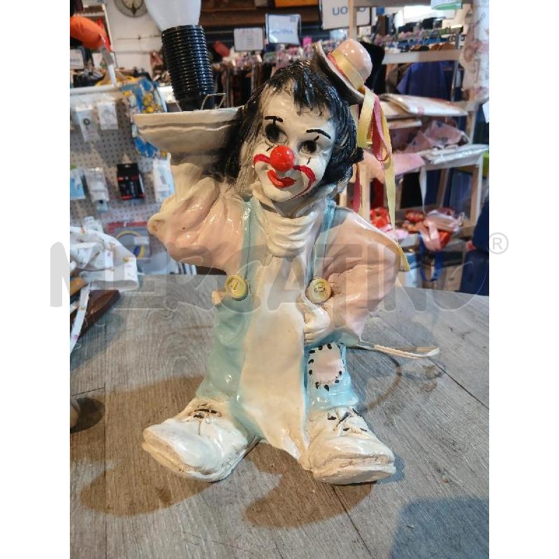 LAMPADA PAGLIACCIO ANNI 70 ALTEZZA 30 CM | Mercatino dell'Usato Busnago 1