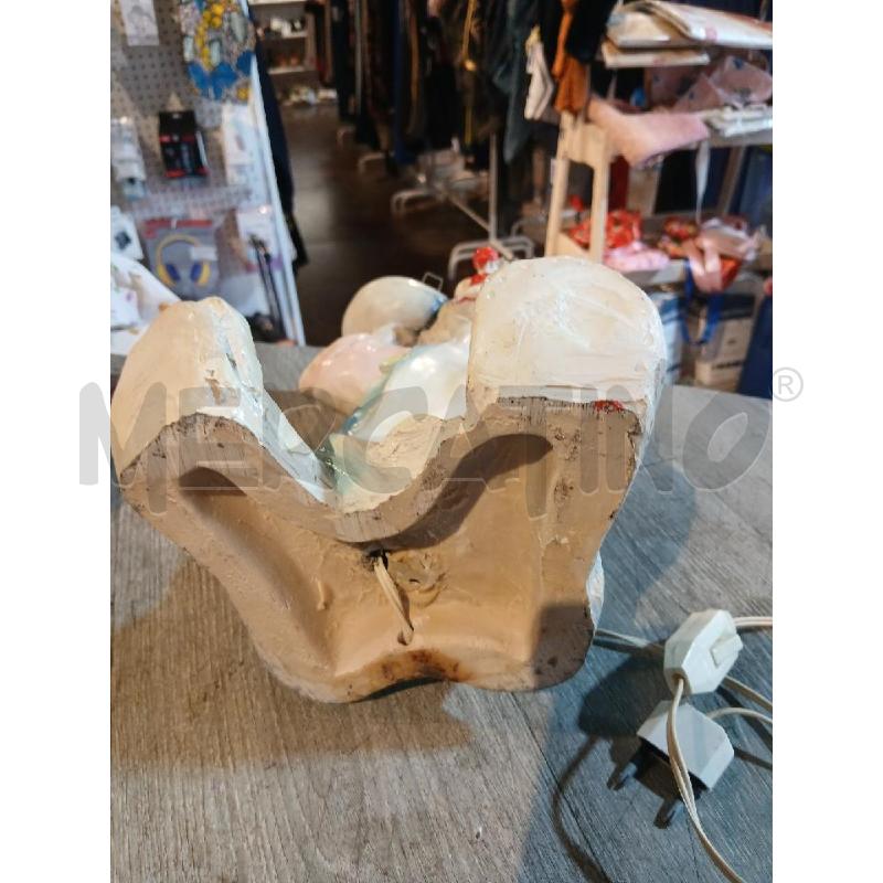 LAMPADA PAGLIACCIO ANNI 70 ALTEZZA 30 CM | Mercatino dell'Usato Busnago 5