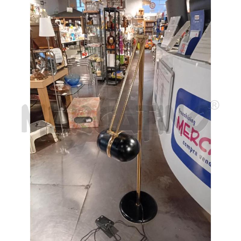 LAMPADA PIANTANA ANNI 80 SILCON SISTEM MILANO OTTONE E FEWRRO , BRCCIO PIEGHEVOLE, LAMPADA ORIENTABI | Mercatino dell'Usato Busnago 5