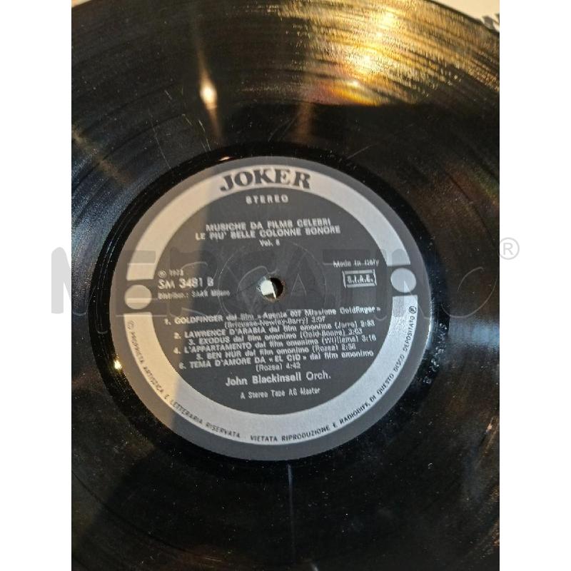 LE PIU BELLE COLONNE SONORE JOHN BLACKINSELL ORCHESTRA (1973) | Mercatino dell'Usato Busnago 4