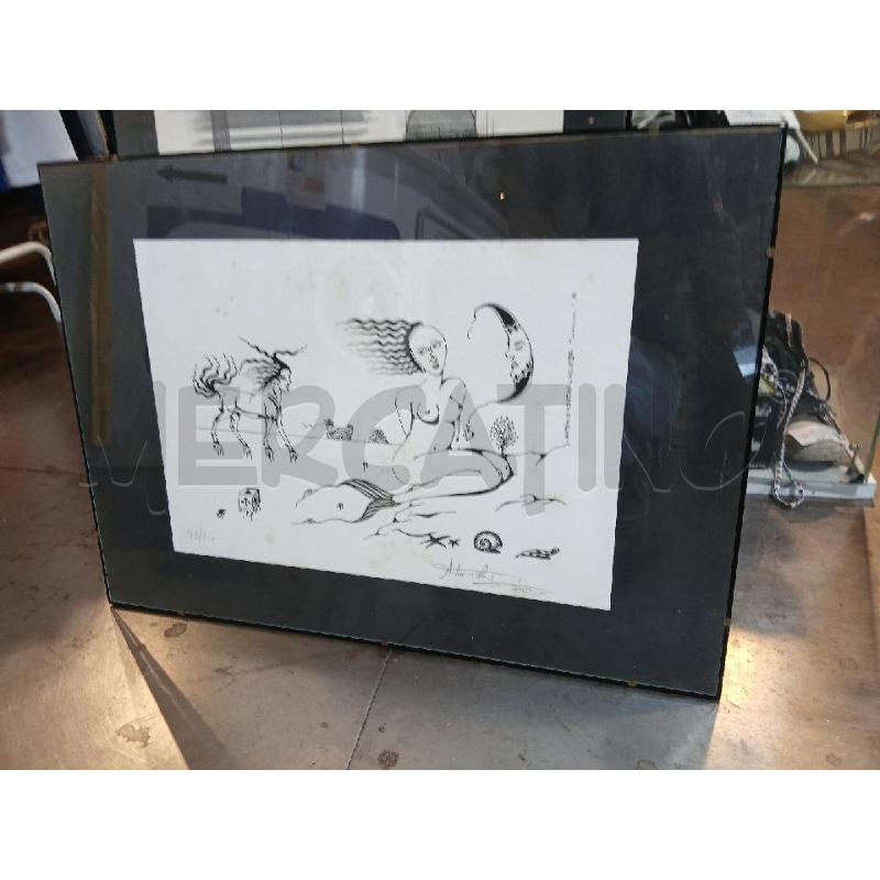 LITOGRAFIA ANTONIO COSTAS LUCIA 87 .CONFUSIONE MISURE 35X50(CORNICE 50X70) | Mercatino dell'Usato Busnago 5