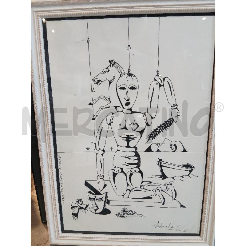 LITOGRAFIA ANTONIO COSTAS LUCIA 88 MISURE 35X50 | Mercatino dell'Usato Busnago 1