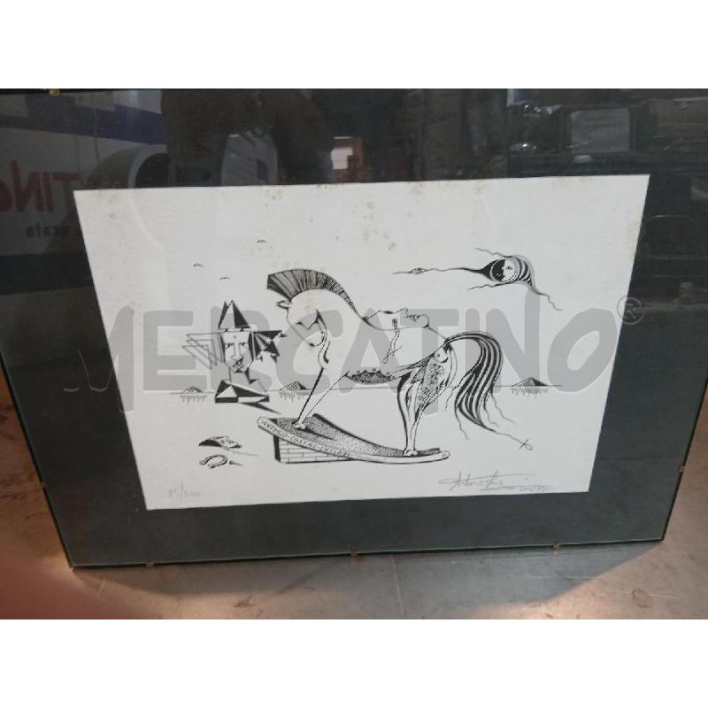 LITOGRAFIA ANTONIO COSTAS LUCIA MISURE 35X50(CORNICE 70X50) | Mercatino dell'Usato Busnago 4