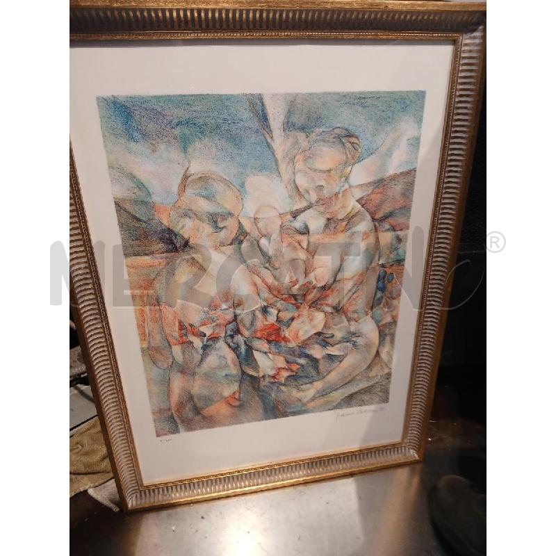 LITOGRAFIA FRANCO VASCONI NUMERATA MISURA 57X77 | Mercatino dell'Usato Busnago 1