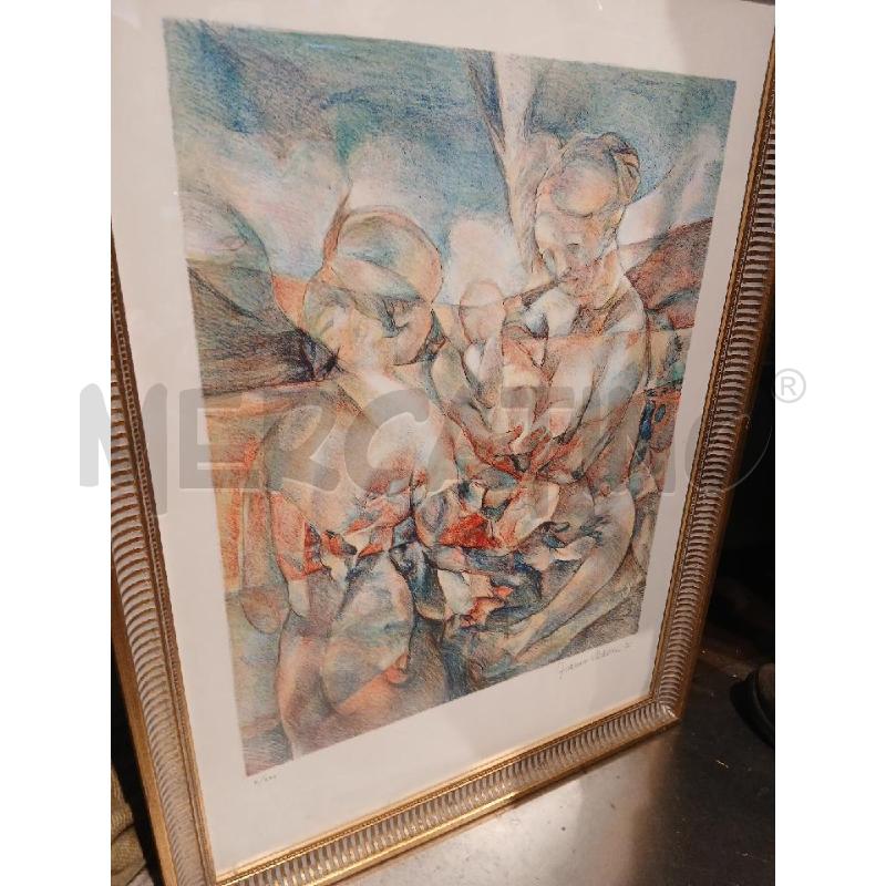 LITOGRAFIA FRANCO VASCONI NUMERATA MISURA 57X77 | Mercatino dell'Usato Busnago 2