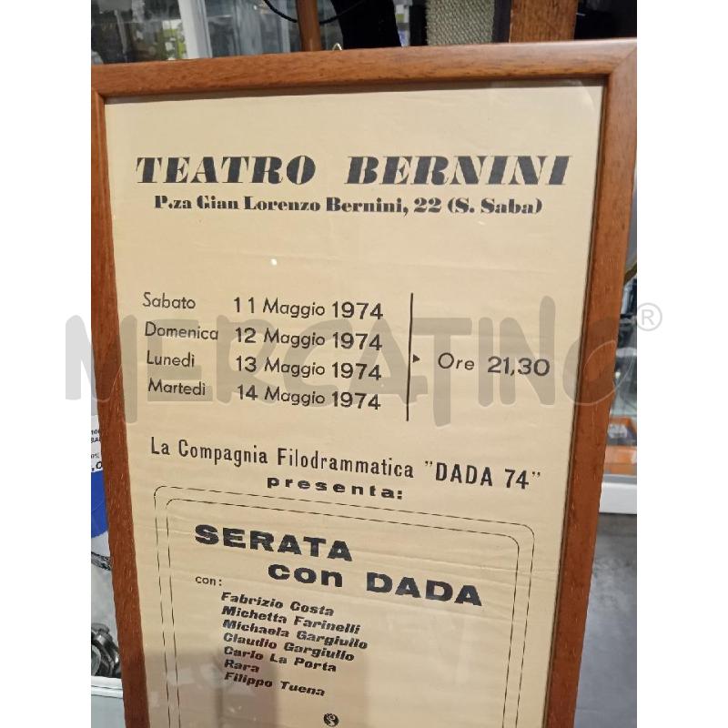 LOCANDINA TEATRO BERNINI INORNICIATA 26X38 | Mercatino dell'Usato Busnago 2