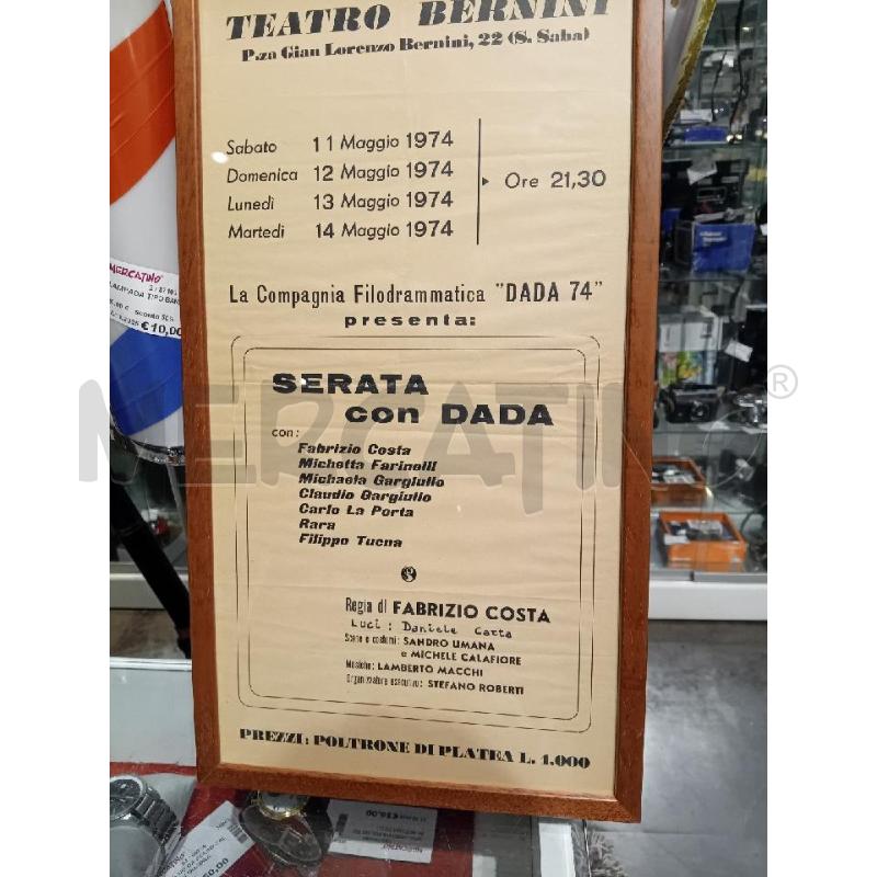 LOCANDINA TEATRO BERNINI INORNICIATA 26X38 | Mercatino dell'Usato Busnago 3