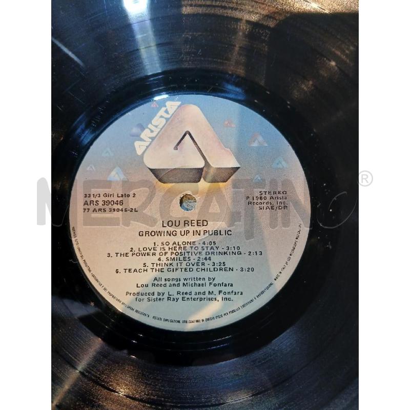 LOU REED GROWING UP IN PUBLIC (1980) | Mercatino dell'Usato Busnago 4