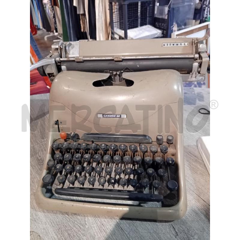 MACCHINA DA SCRIVERE OLIVETTI LEXICON 80 | Mercatino dell'Usato Busnago 1