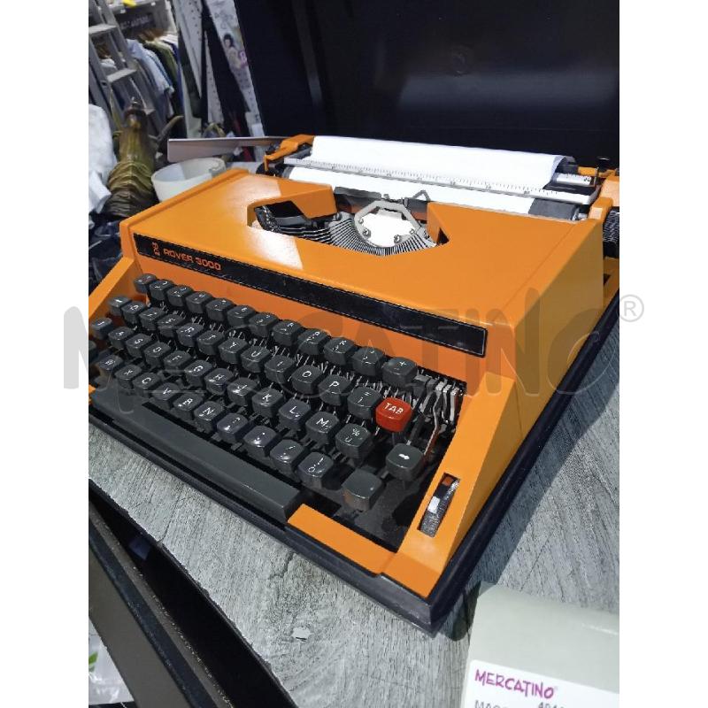 MACCHINA DA SCRIVERE ROVER 3000 ARANCIONE | Mercatino dell'Usato Busnago 2