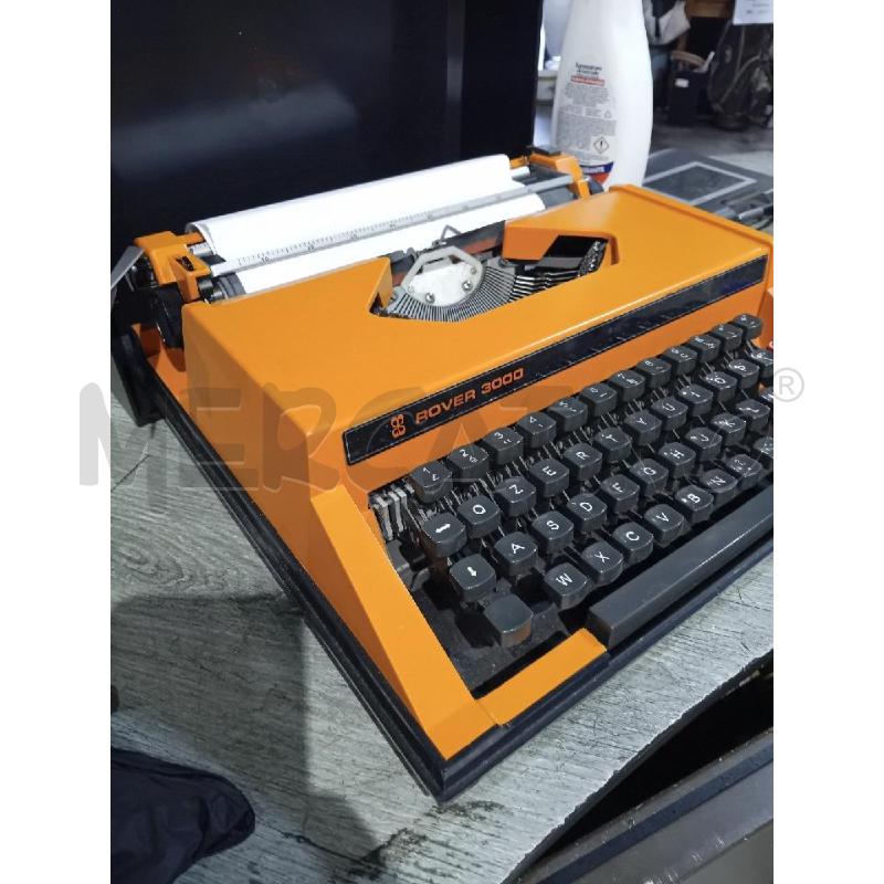 MACCHINA DA SCRIVERE ROVER 3000 ARANCIONE | Mercatino dell'Usato Busnago 3