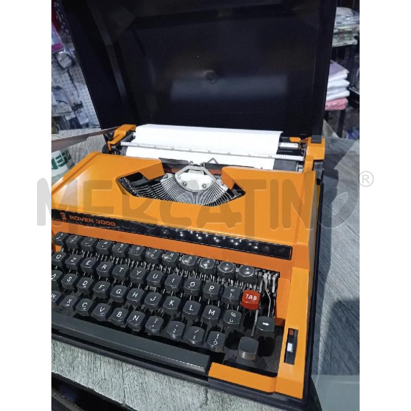 MACCHINA DA SCRIVERE ROVER 3000 ARANCIONE | Mercatino dell'Usato Busnago 4