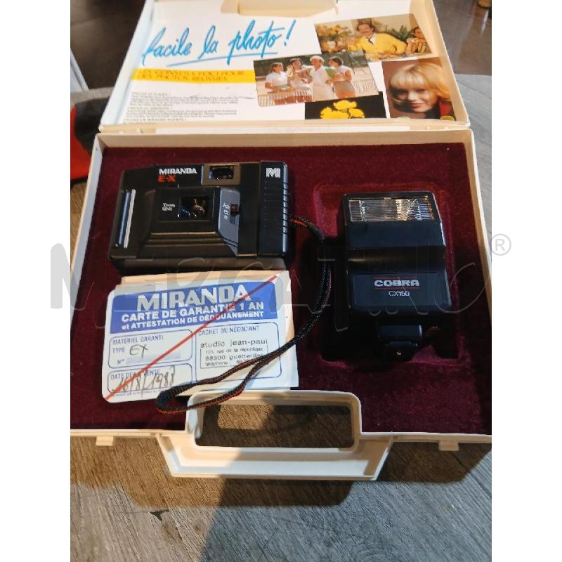 MACCHINA FOTOGRAFICA ANNI 80 CON FLASH MIRANDA  | Mercatino dell'Usato Busnago 1