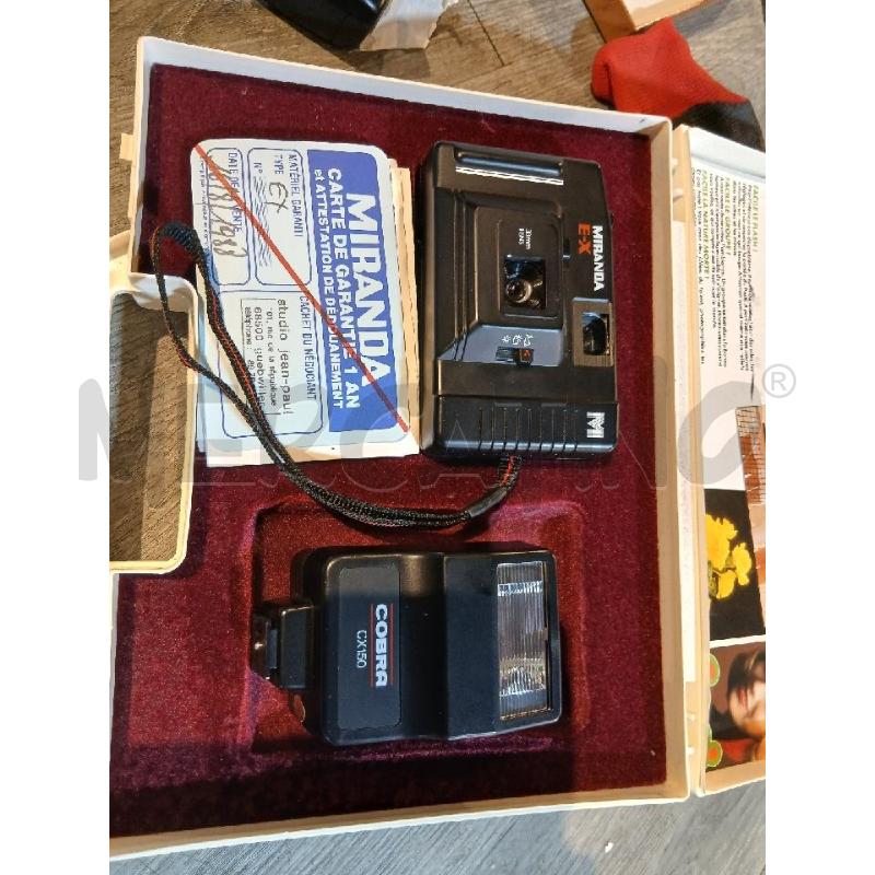 MACCHINA FOTOGRAFICA ANNI 80 CON FLASH MIRANDA  | Mercatino dell'Usato Busnago 4