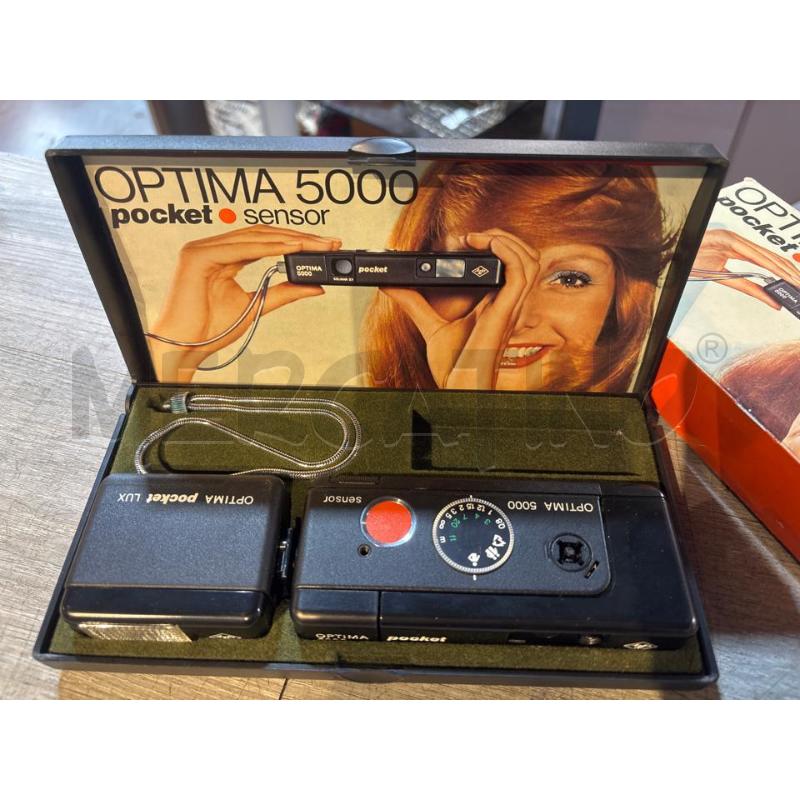 MACCHINA FOTOGRAFICA OPTIMA 5000 POCKET SENSOR CON CUSTODIA (SI VENDE NON FUNZIONANTE) | Mercatino dell'Usato Busnago 2