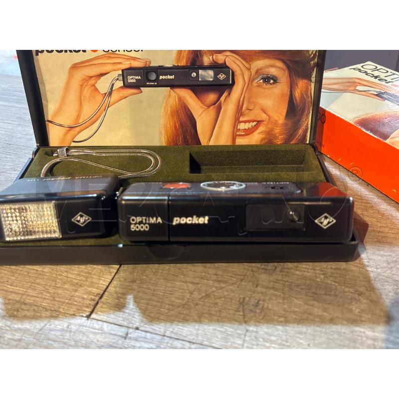MACCHINA FOTOGRAFICA OPTIMA 5000 POCKET SENSOR CON CUSTODIA (SI VENDE NON FUNZIONANTE) | Mercatino dell'Usato Busnago 3