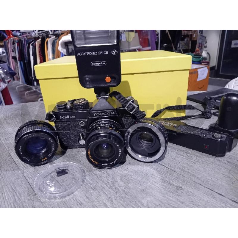 MACCHINA FOTOGRAFICA TOPCON RM300 CON MOTORE E 3 OBBIETTIVI | Mercatino dell'Usato Busnago 1