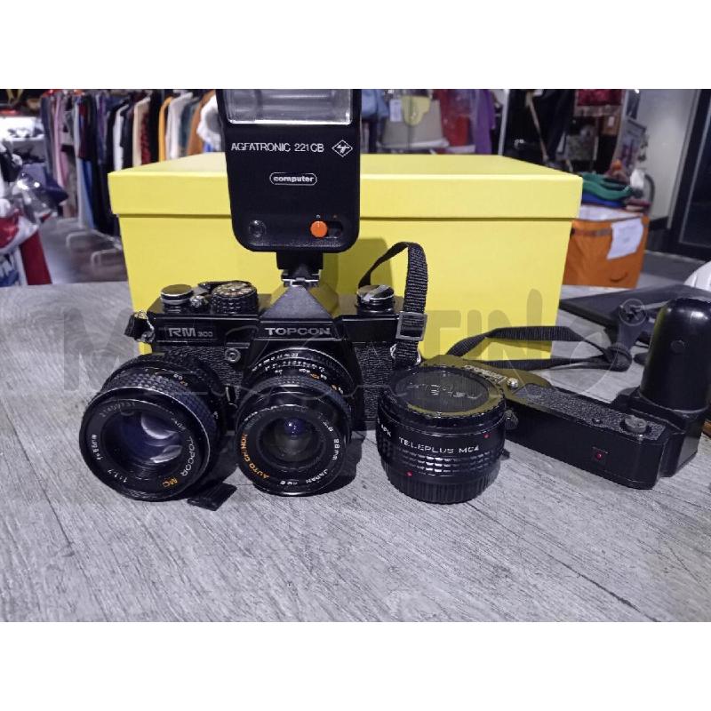 MACCHINA FOTOGRAFICA TOPCON RM300 CON MOTORE E 3 OBBIETTIVI | Mercatino dell'Usato Busnago 4