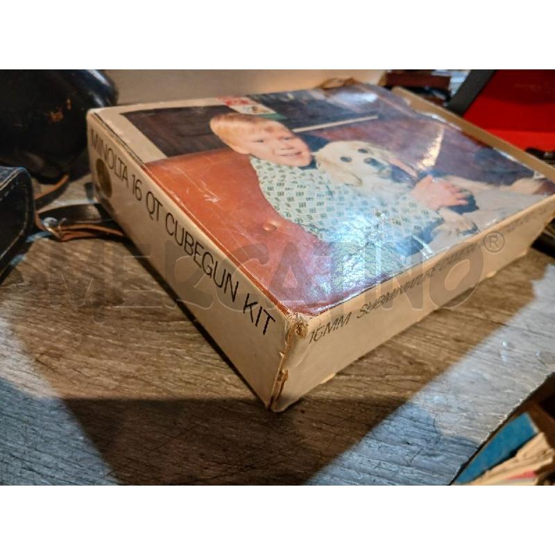 MACCHINA FOTOGRAFICA VINTAGE MINOLTA 16QT PIU FILTRI | Mercatino dell'Usato Busnago 2