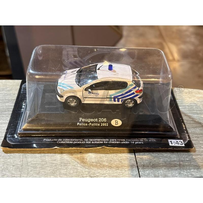 MACCHININA POLICE 2002 PEUGEOT 206 | Mercatino dell'Usato Busnago 1