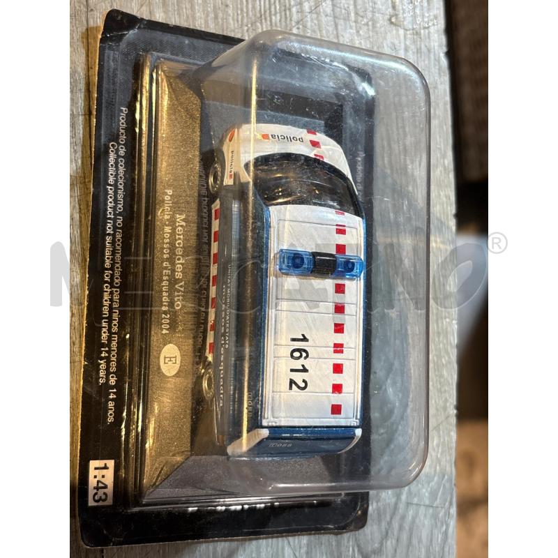 MACCHININA POLICIA MERCEDS VITO 1:43 | Mercatino dell'Usato Busnago 2
