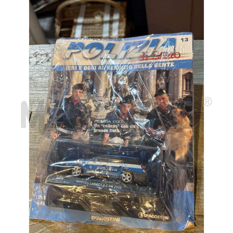 MACCHININA POLIZIA DEAGOSTINI  SUBARU LEGACY 2.5 CON FASCICOLO | Mercatino dell'Usato Busnago 1