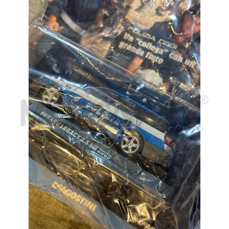 MACCHININA POLIZIA DEAGOSTINI  SUBARU LEGACY 2.5 CON FASCICOLO | Mercatino dell'Usato Busnago 2