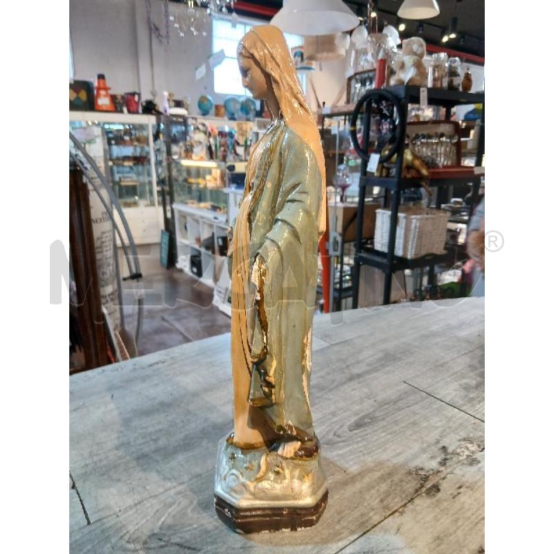 MADONNA IN GESSO VERNICIATA ALTEZZA 42 CM | Mercatino dell'Usato Busnago 2