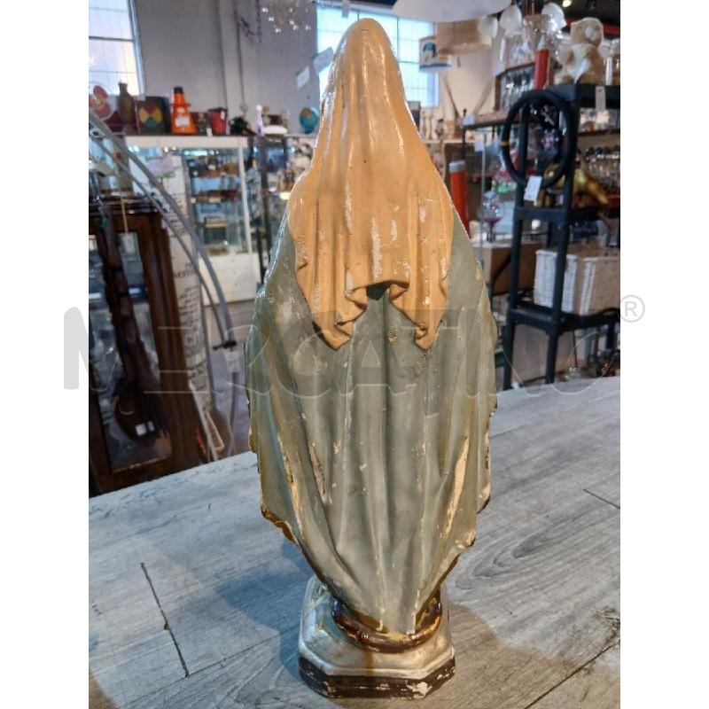 MADONNA IN GESSO VERNICIATA ALTEZZA 42 CM | Mercatino dell'Usato Busnago 3