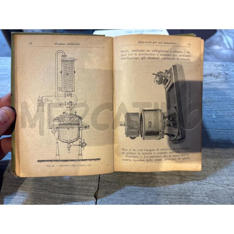 MANUALE LE ESSENZE ARTIFICIALI PROF. C.CRAVERI 1914 | Mercatino dell'Usato Busnago 3