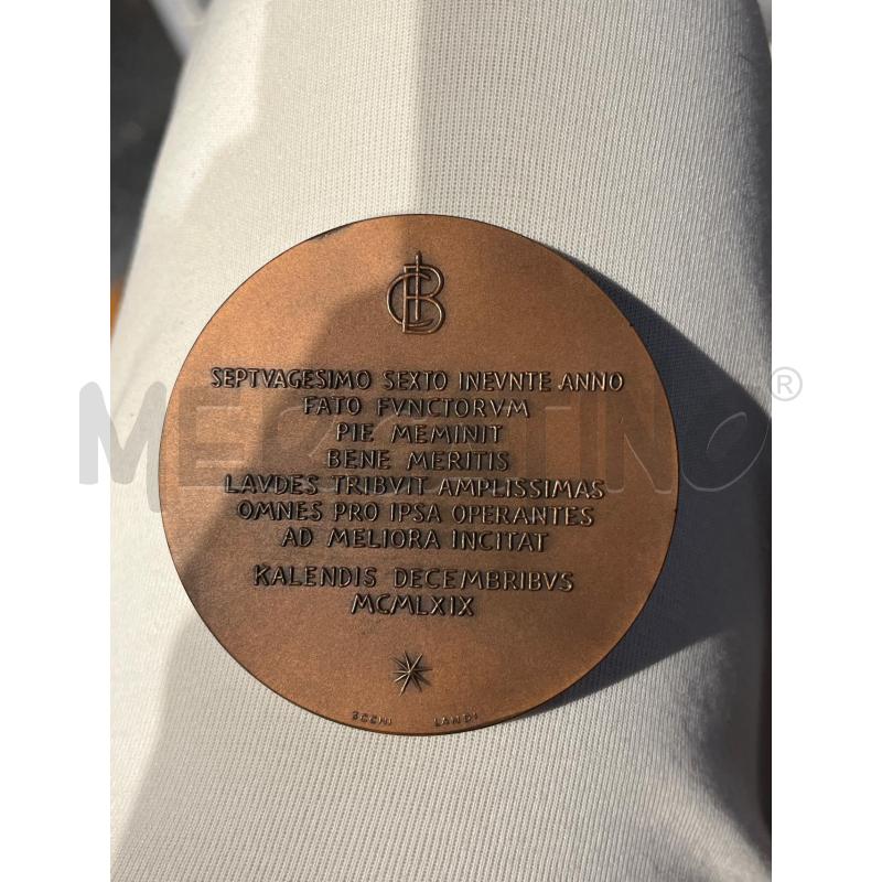 MEDAGLIA BANCA COMMERCIALE ITALIANA ANNI 70 DIAMETRO 7 | Mercatino dell'Usato Busnago 2