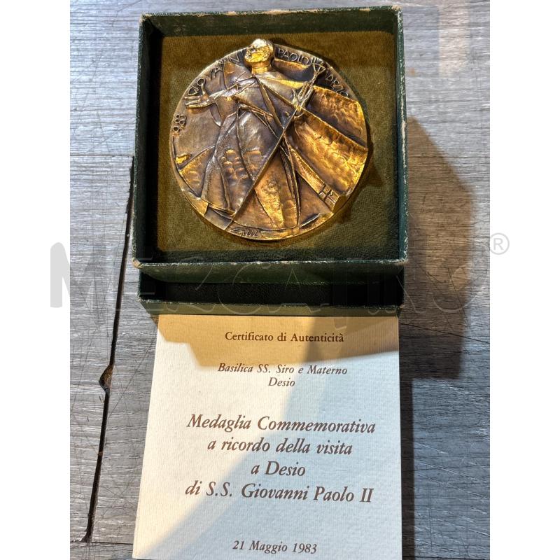 MEDAGLIA COMMEMORATIVA S.S. GIOVANNI PAOLO  | Mercatino dell'Usato Busnago 1