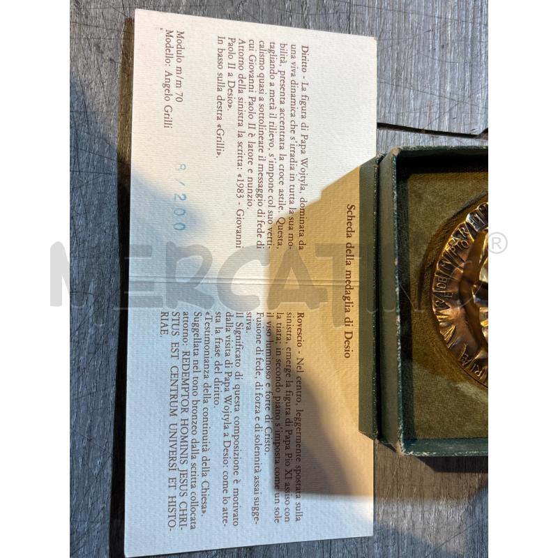 MEDAGLIA COMMEMORATIVA S.S. GIOVANNI PAOLO  | Mercatino dell'Usato Busnago 4