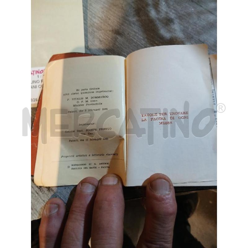 MESSALINO FESTIVO FRANCESCANI CONVENTUALI 1966 | Mercatino dell'Usato Busnago 3