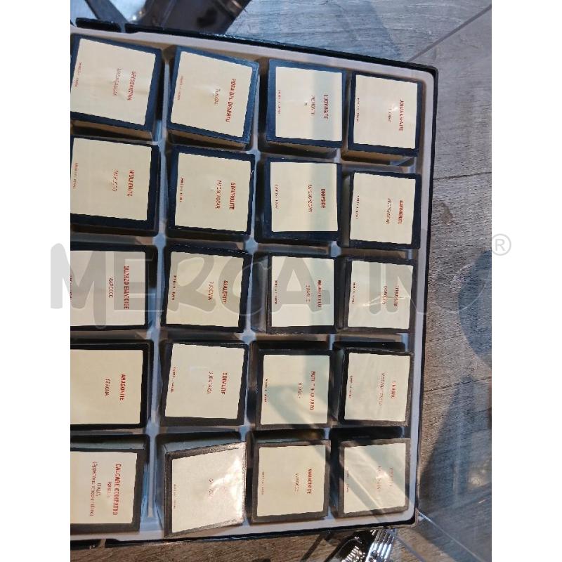 MINERALI IN VALIGETTA PEZZI 20   | Mercatino dell'Usato Busnago 3