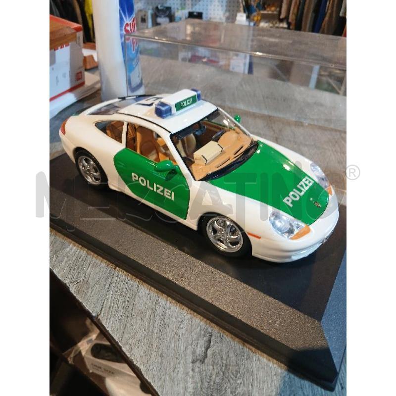 MODELLINO AUTO BBURAGO PORSCHE CARRERA 911(1997) SCALA 1/18  | Mercatino dell'Usato Busnago 2