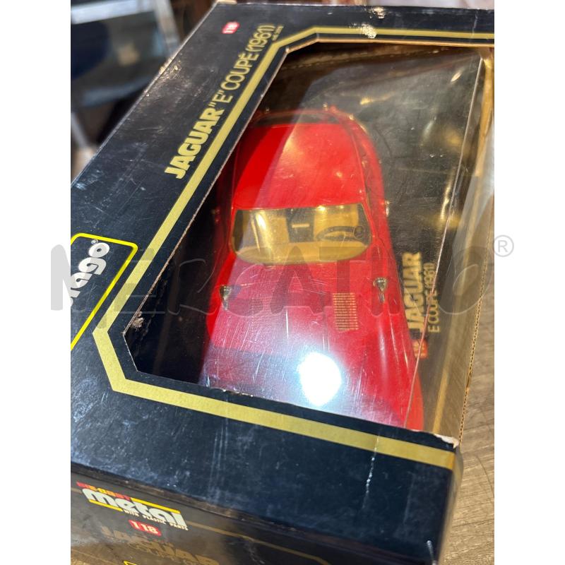 MODELLINO AUTO BBURAGO  JAGUAR  ECOUPE (1961) 1/18 | Mercatino dell'Usato Busnago 3