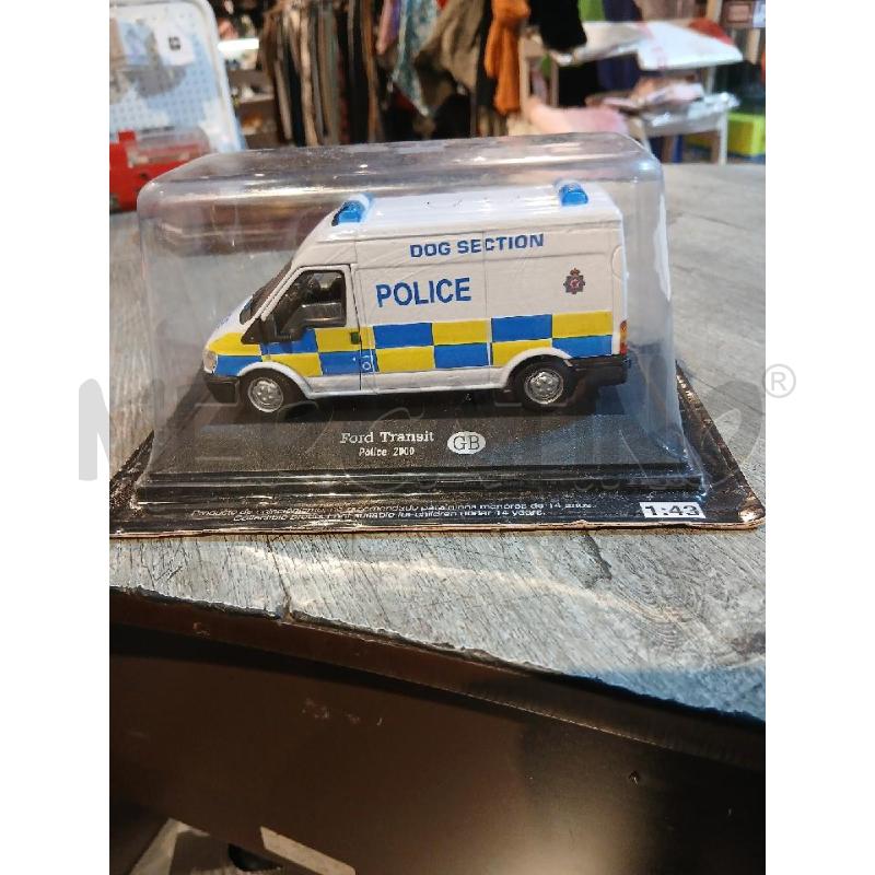 MODELLINO AUTO FORD TRANSIT POLICE 2000 1/43 | Mercatino dell'Usato Busnago 1