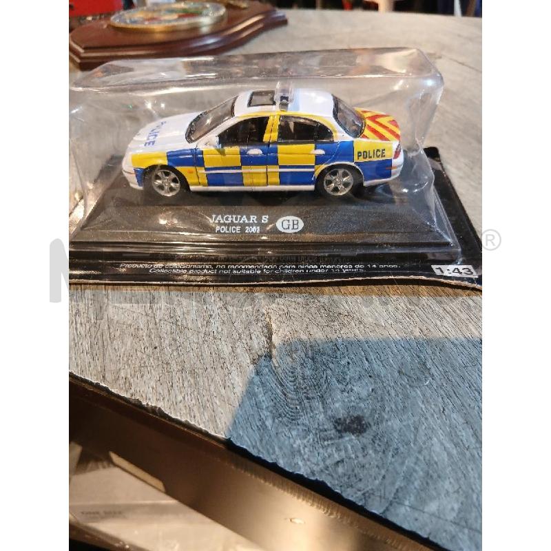 MODELLINO AUTO JAGUAR S POLICE 2002 1/43 | Mercatino dell'Usato Busnago 1